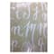 12 Packs: 104 ct. (1,248 total) White Glitter Script Alphabet Stickers by Recollections™
